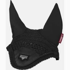 Lemieux Black Loire Horse Ear Bonnet / Fly Bonnet